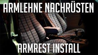 Mercedes Benz 190 W201 Mittelarmlehne nachrüsten | armrest install/upgrade | yourcrashismycash DIY