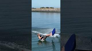 Alex testing out the new Ultra L2. We had some fun. @Fliteboard #efoil #surf #hydrofoil #wipeout