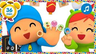 ️ FINGER FAMILY ️ [ 36 minutes ] | Nursery Rhymes & Baby Songs - Pocoyo