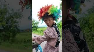 His Foot Got Stuck in the Bike Wheel! 