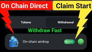 Hamster On Chain Airdrop Direct Claim Start  Hamster On Chain Airdrop Withdraw kaise kare Tonkeeper