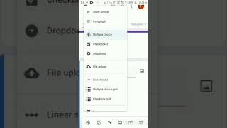 Use of Multiple choice grid, checkbox grid and linear scale in google forms