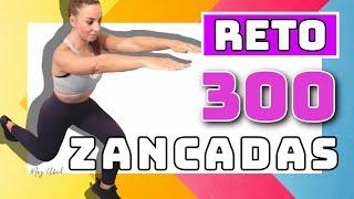 0947  Piernas bonitas y tonificadas | RETO 300 ZANCADAS