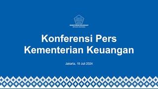 [LIVE ] - KONFERENSI PERS KEMENTERIAN KEUANGAN