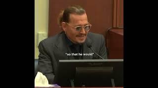 Johnny Depp dealing with Amber Heard's lawyer 