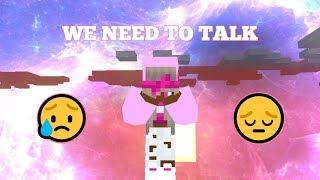 WE NEED TO TALK