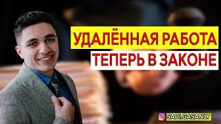 Удалённая работа теперь в законе. ЮРИСТ САДИ ГАСАНЛЫ