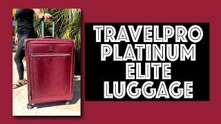 Travelpro Platinum Elite Softside Expandable Luggage Review