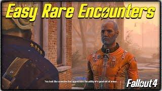 Fallout 4 "Unique Encounters" Guide! How to get Rare Traders + Other Special NPCs Easily!