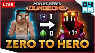 ZERO TO HERO #01 - Full Playthrough From Default to Max Apocalypse in Minecraft Dungeons