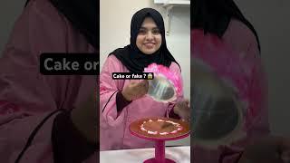Cake or fake  | prank cakes | tahoor fatima raad | colored cake