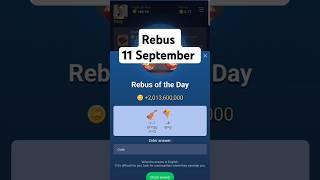 X Empire Rebus of the day 11 & 12 September| Musk empire rebus of the day