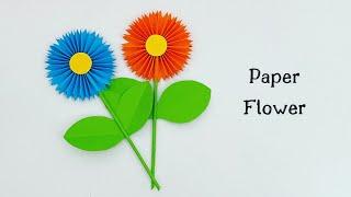 How To Make Easy Paper Flowers For Kids / Nursery Craft Ideas / Paper Craft Easy / KIDS crafts