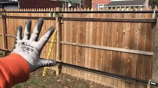 How to build a wooden sliding gate