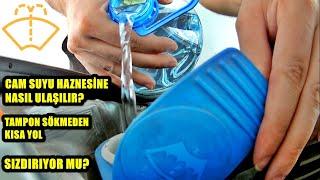 CAM SUYU HAZNESİNE NASIL ULAŞILIR? | WINDSCREEN WASHER BOTTLE | SKODA FABIA