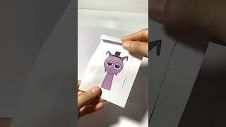 How to make Sprunki paper craft? #diy #sprunki #papercraft