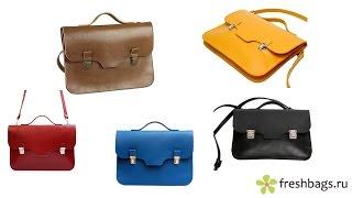 Кожаный женский портфель Leonid Titow Briefcase 1118 - www.FreshBags.ru