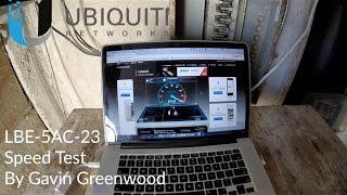 Ubiquiti Litebeam AC | LBE-5AC-23 PTP Speed Test | Ubiquiti AC