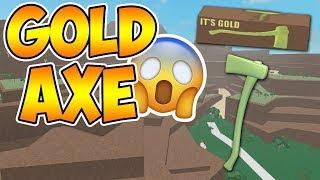 |Roblox| Lumber Tycoon 2: HOW TO GET THE GOLDEN AXE