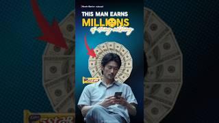 "Strangers Pay Him to Do NOTHING!"#shorts #viralshorts #explained
