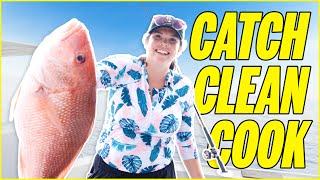 Kenna goes Deep Sea Fishing | How to Catch, Clean, & Cook a Fish you Catch - PART 1