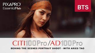 Outdoor Portrait Photography using the CITI100pro/AD100Pro - With Aries Tao