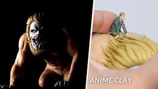 Sculpting Jaw Titan | Attack On Titan: Shingeki No Kyojin | Clay sculpture