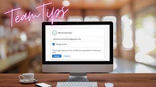 Assign Tasks to Team Members | Google Docs
