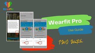 How to connect Wearfit pro to phone and set watch face? (Wearfit Pro Use Guide)