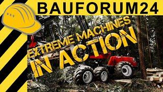 Extreme Machines: Valmet Harvester 931 Forest Action & Inside View - Komatsu Harvester