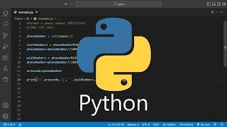 Phone number breakdown in Python / How to Tutorial