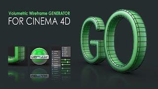 Volumetric Wireframe GENERATOR For C4D