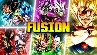 Using EVERY Form of Fusion In Dragon Ball LEGENDS PvP