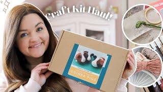 Etsy Haul! Unboxing Craft Kits From Small Business