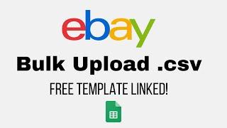 eBay Bulk .csv Upload w/ Template - List TONS of Sports Trading Card Singles with a Few Clicks