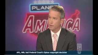 US Studies Centre research associate Tom Switzer on ABC TV's Planet America