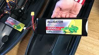 Обзор аккумулятов Alligator 22000 mAh карповый кораблик для рыбалки