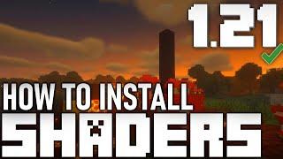 How To Install SHADERS 1.21/1.21.4/1.21.3 with Iris Shaders Mod 1.21/1.21.4 in Minecraft