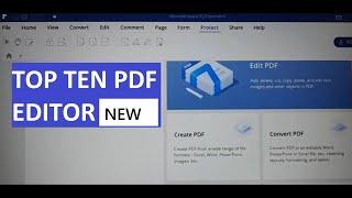 Top ten best pdf editor comparison and performance