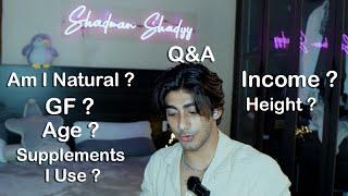 Q&A Shadman shadyy Fitness Influencer Age, Weight, height