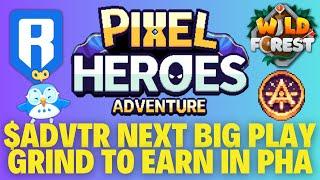 ADVTR TOKEN of PIXEL HEROES ADVENTURE is the next HUGE TOKEN in RONIN NETWORK and WILD FOREST UPDATE