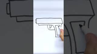 It's easy to draw a GUN