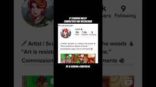 If #stardewvalley #characters had #Instagram