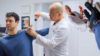 *SCARY LOUD* First Time Chiropractic Adjustment *SCOLIOSIS TREATMENT*