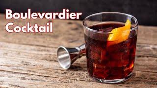 Boulevardier Cocktail Recipe | A Bourbon Twist on the Classic Negroni