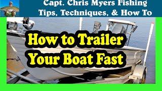 How to load your boat on a trailer (Fast & Easy)