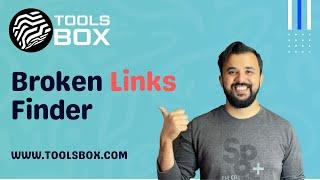 How to use Broken Links Finder  | WWW.TOOLSBOX.COM