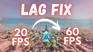 How to Fix Ark Ascended Lag / Performance issues !! Lag Fix FPS BOOST ARK ASA INI