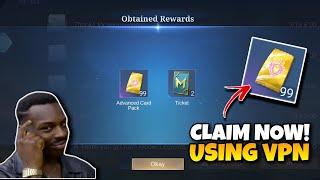 FREE ADVANCE CARD USING VPN FOR YOUTH FAIR EVENT IN MOBILE LEGENDS