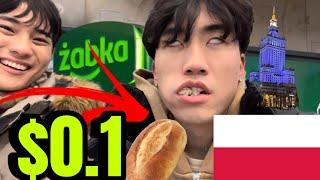 Surviving 24 hours with 2 dollars in Poland